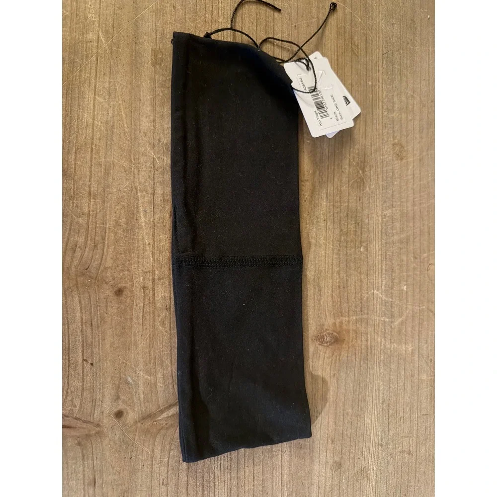 Alo Yoga Goddess Headband Black Wide Athletic Hair Band A0518U NEW